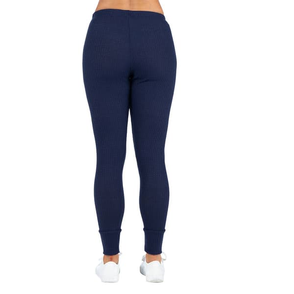 Womens 24/7 Comfort Apparel Waffle Ankle Cuff Sweatpants