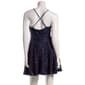 Juniors Emerald Sundae Eyelash Cross Back Skater Dress - image 3