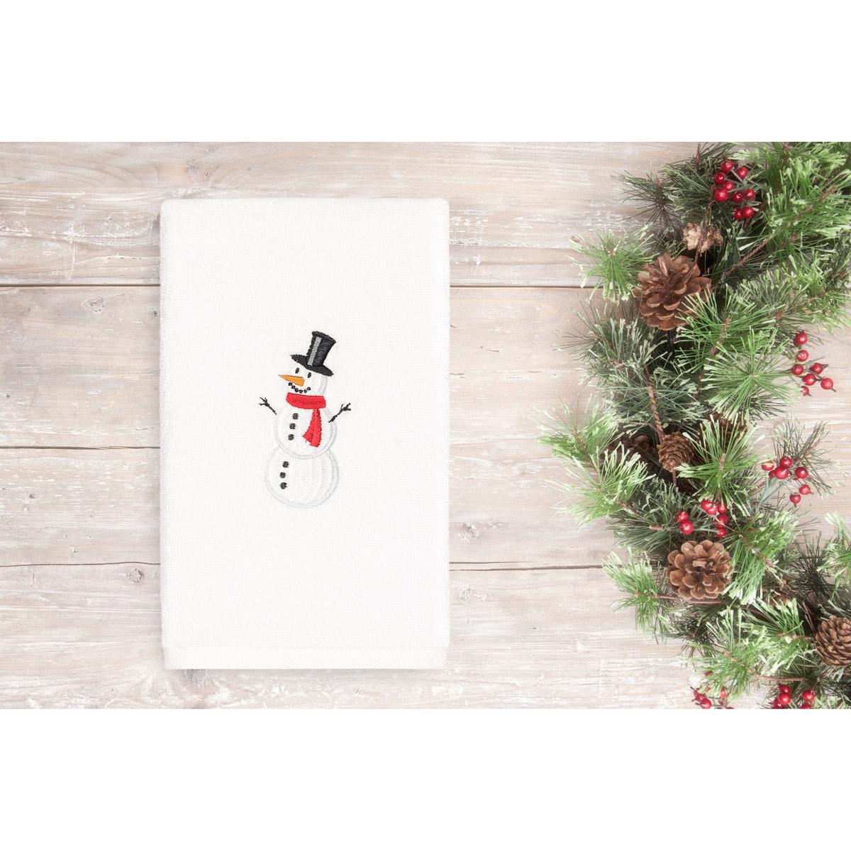 Linum Home Textiles Snowman Hand Towel