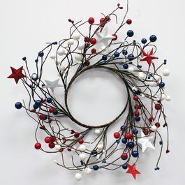 A Cheerful Giver Americana Berries With Stars Candle Rings