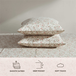Laura Ashley® Bonnie Cotton Sateen Sheet Set