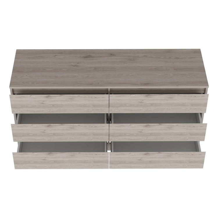 FM FURNITURE Seul 6 Drawer Double Dresser