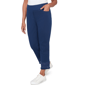 Petite Alfred Dunner Mykonos Embroidered Hem Pull-On Pants - image 3