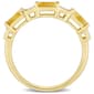 Gemstone Classics&#8482; 10kt. Yellow Gold & White Topaz Stackable Ring - image 4