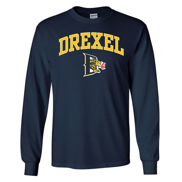 Mens Drexel Pride Mascot Long Sleeve Tee - image 