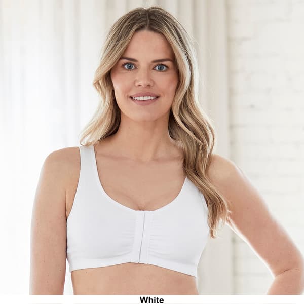 Womens Bestform Cotton Front Close Wire-Free Sports Bra 5006014