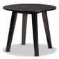 Baxton Studio Zala Dark Brown Wood 5pc. Dining Set - image 3