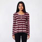 Juniors Heart N Crush Henley Ribbed Babydoll Sweater - image 1