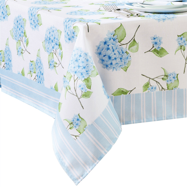 Threadmade Nantucket Hydrangea Garden Tablecloth - image 