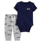 Baby Boy &#40;NB-24M&#41; Carters&#40;R&#41; Race Car Bodysuit & Pants Set - image 1