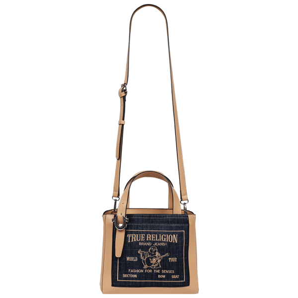 True Religion Arvin Buddha Motif Crossbody Tote