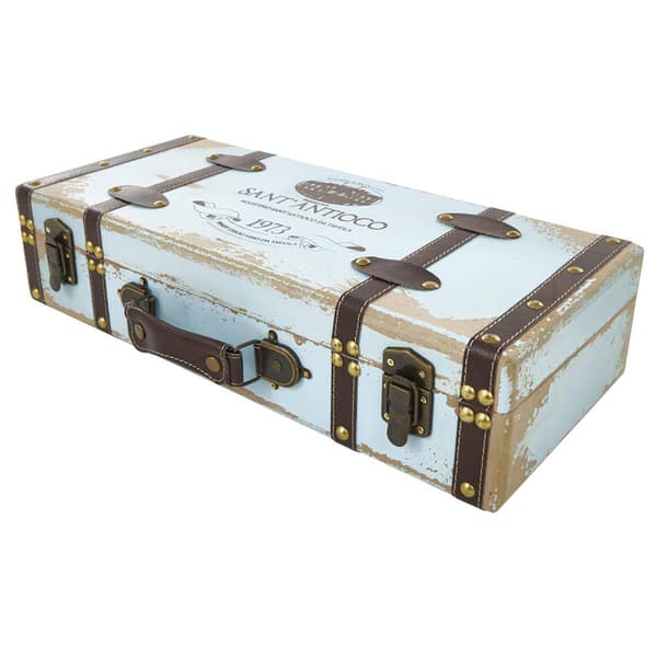 9th & Pike® Farmhouse Wooden Trunks - Set of 3