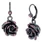 Betsey Johnson Rose Drop Earrings - image 1