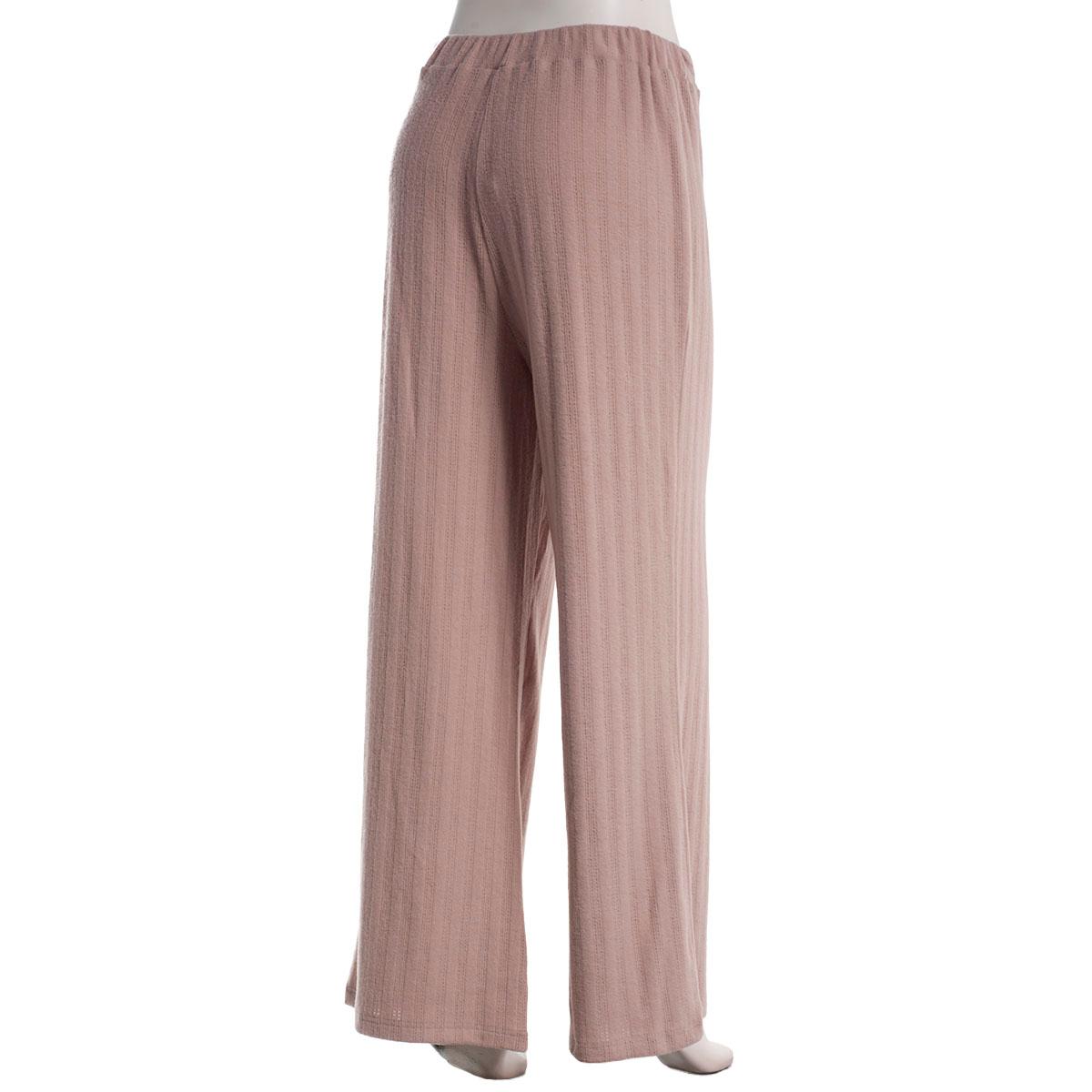 Womens Adyson Parker Solid Pointelle Pajama Bottoms