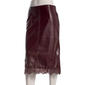 Juniors Love Tree Pleather Lace Hem Midi Skirt - image 1