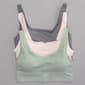 Womens Laura Ashley&#40;R&#41; 3pk. Ribbed Seamless Bralettes - LS8533-3PKA - image 1