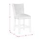 Elements Francesca Grey Velvet Counter Height Chair Set - image 9