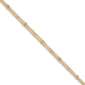 Gold Classics(tm) 14kt. Gold Two-Tone Triple Strand 9in Anklet - image 1