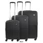 FUL 3pc. Geometric Hardside Spinner Luggage Set - image 4