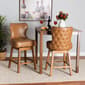 Baxton Studio Gradisca Faux Leather 2pc. Swivel Counter Stool Set - image 2