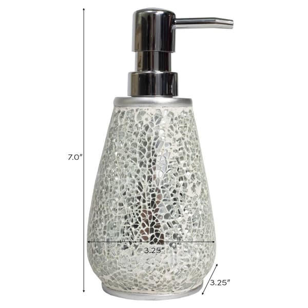 Sweet Home Collection Glamour 4pc. Bath Accessory Set