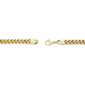 Mens Lynx Gold-Tone Plated Foxtail Chain Necklace & Bracelet Set - image 4