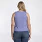Juniors Plus Eye Candy Tank Top with Drawstring - image 2