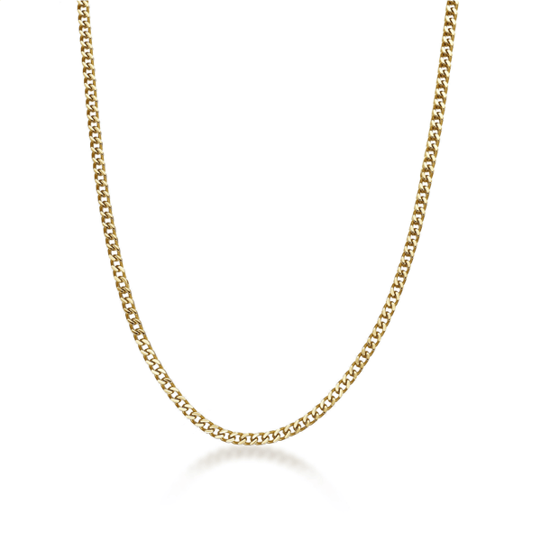 Mens Lynx Gold-Tone Ion Plated Foxtail Chain Necklace - image 