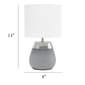 Simple Designs Modern Contemporary Two Toned Touch Table Lamp - image 6