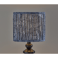 Adesso Samira Table Lamp with Soft Pleated Blue Fabric Shade - image 5