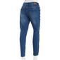 Womens Tahari Mid-Rise Comfort Luxe Double Button Skinny Jeans - image 2