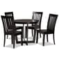 Baxton Studio Sasa Dark Brown Wood 5pc. Dining Set - image 1