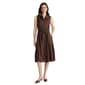 Petites Jones New York Sleeveless Belted Midi Linien Shirt Dress - image 1
