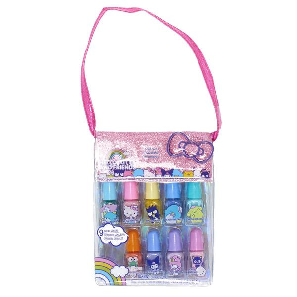 Girls Hello Kitty & Friends 9pk. Nail Polish Set - image 