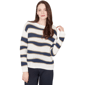 Petites Skyes the Limit Fresh Start Long Sleeve Crew Neck Strip - image 1