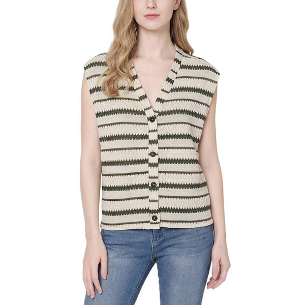 Petites NY Collection Short Sleeve Solid Tuwa Button Front Croch