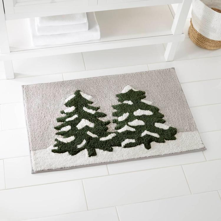 Avanti Winter Trees Holiday Bath Rug