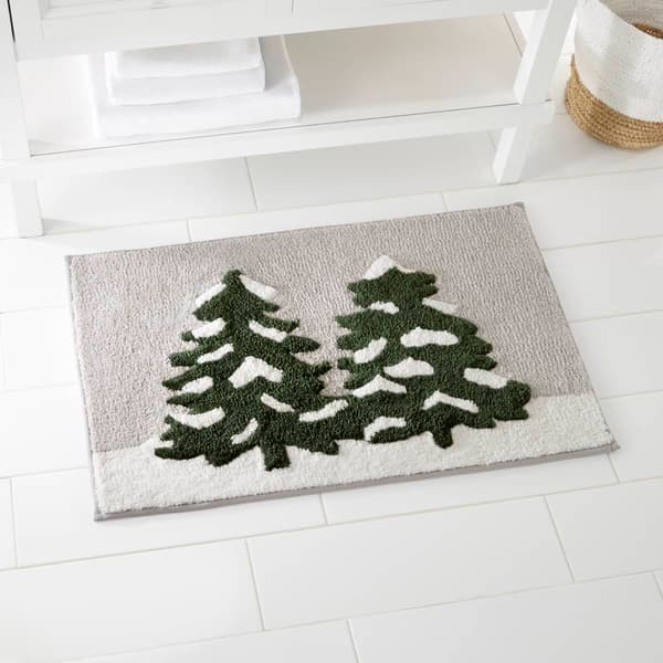 Avanti Winter Trees Holiday Bath Rug