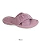 Womens Gold Toe Rouched X-Slide Slippers - image 2