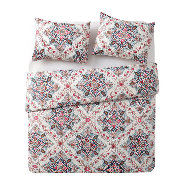 VCNY Home Wyndham 3pc. Medallion Quilt Set