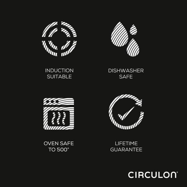 Circulon® 2pc. Stainless Steel Frying Pan Set