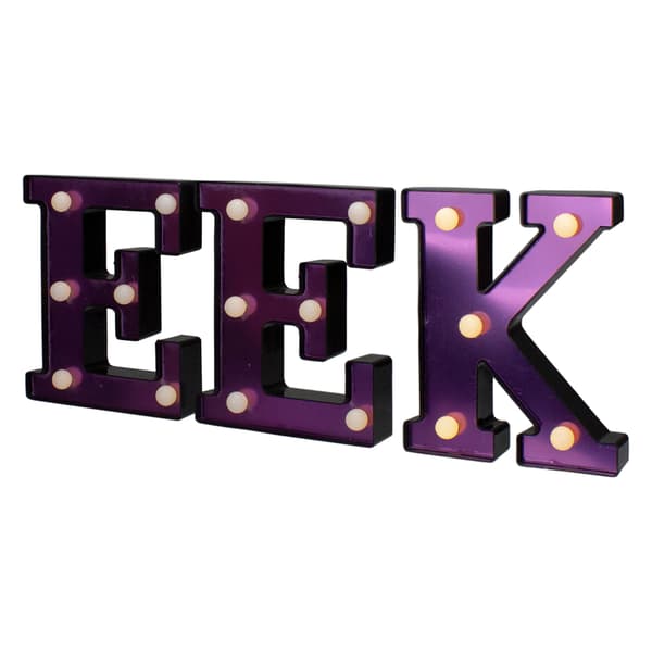 Northlight Seasonal 6.5in. EEK Halloween Marquee