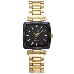 Womens Jessica Simpson Faceted Bezel Watch - JSD0002GD