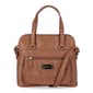 Koltov Dover Embossed Floral Satchel - image 1