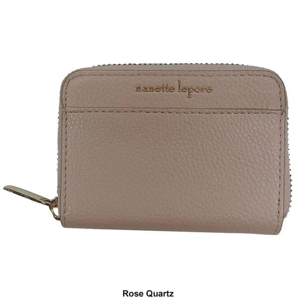 Nanette Lepore Franky Solid Zip Around Accordian Wallet