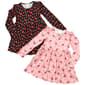 Girls (4-6x) Emma & Elsa 2pk. Strawberry/Bear Long Sleeve Dresses - image 1