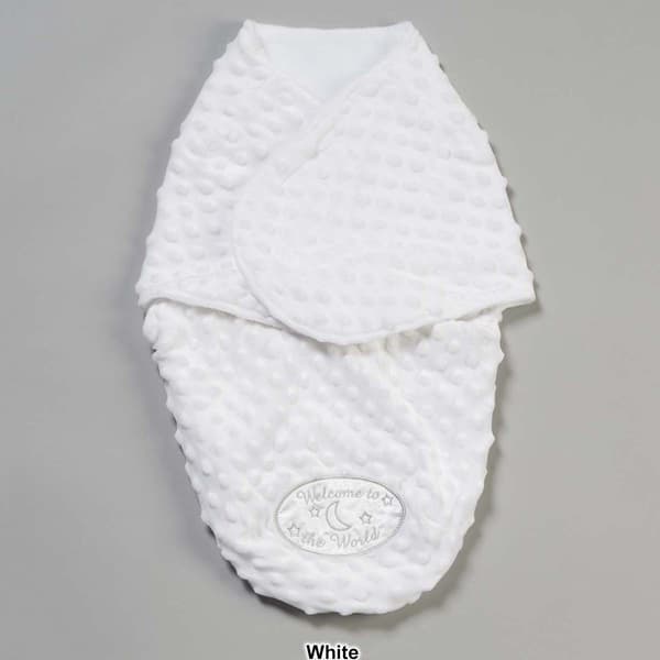 Little Me Welcome to World Swaddle Blanket
