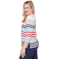 Womens Alfred Dunner Lady Liberty Americana Stripes Tee - image 3