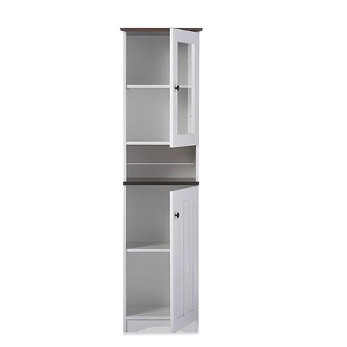 Baxton Studio Lauren Buffet & Hutch Kitchen Cabinet