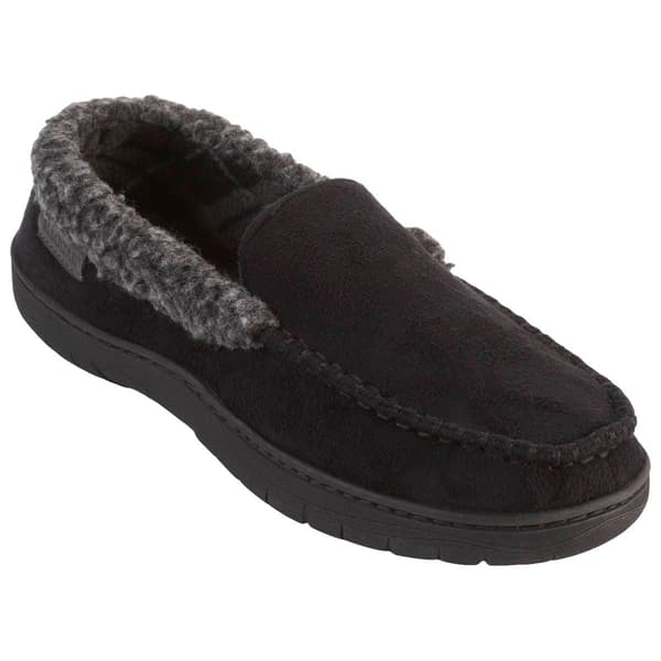 Mens Haggar(R) Microsuede Venetian Slippers